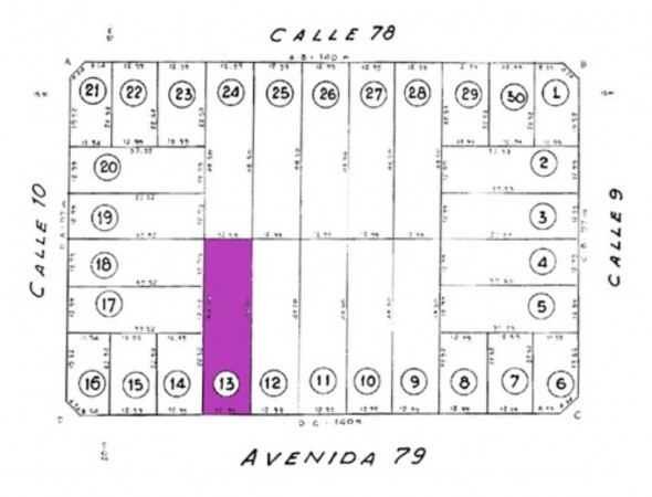 Lote en mar del tuyu sobre Av. 79