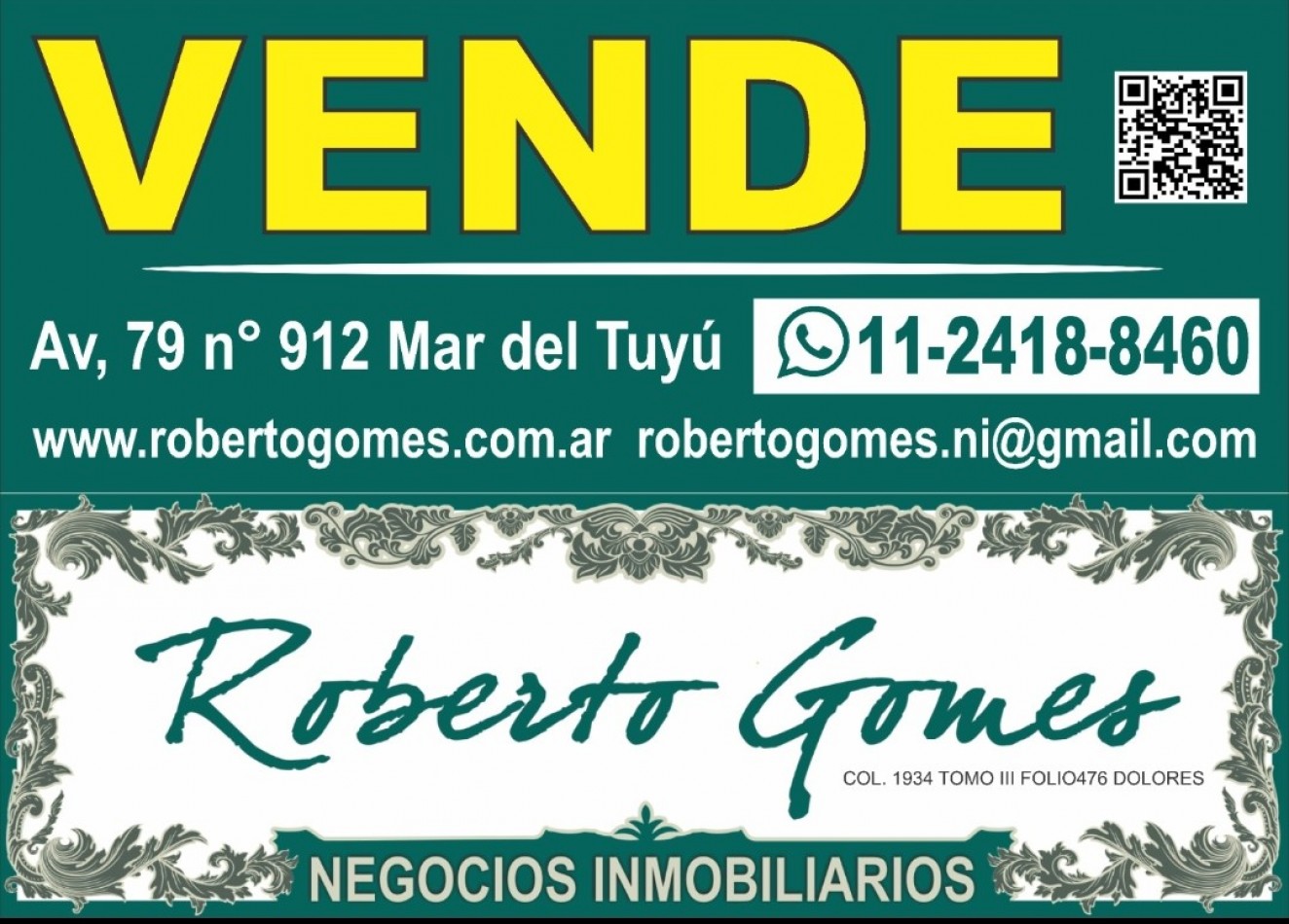 LOTE en venta con muy buena ubicacion