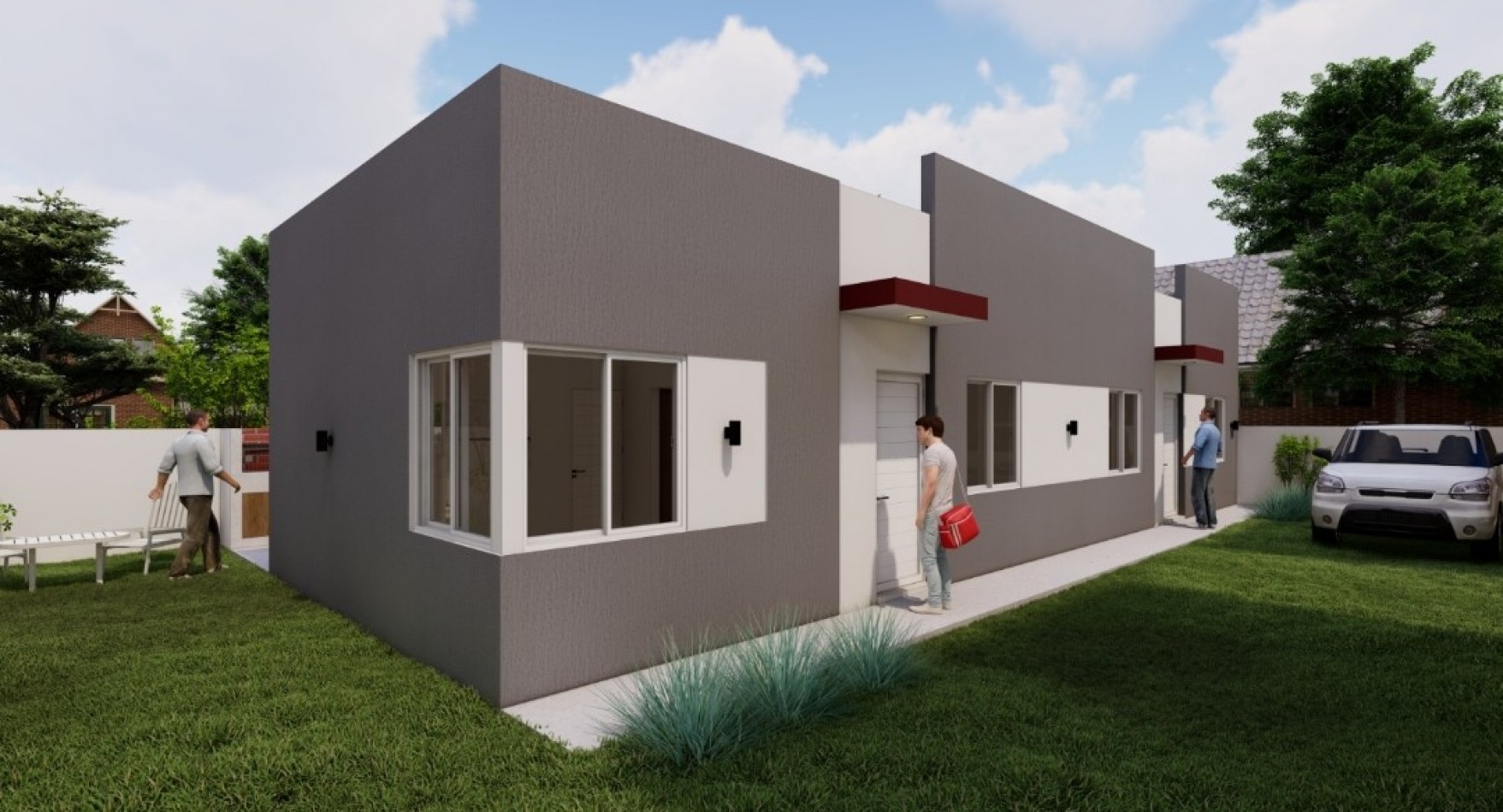 CHALETS de 3 ambientes en pozo - a 3 cuadras de la playa en Mar del Tuyu