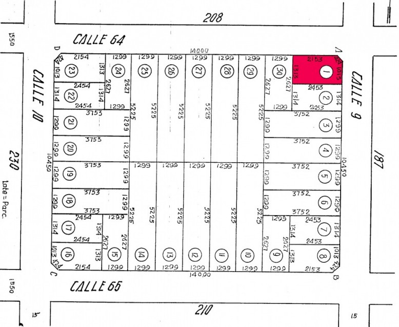 LOTE EN ESQUINA EN VENTA- 9 Y 64 MAR DEL TUYU