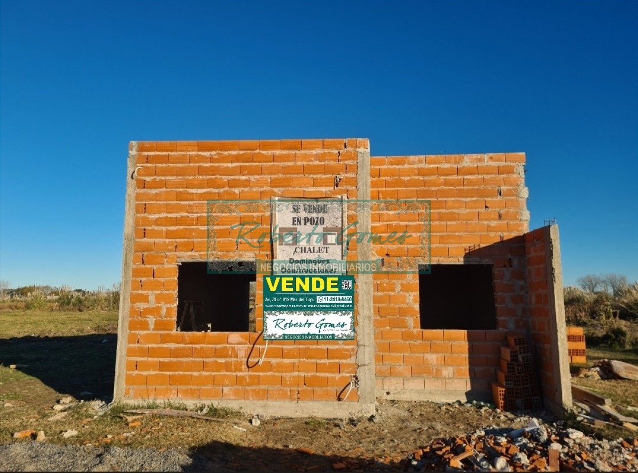 CHALET en construccion con 1/2 lote
