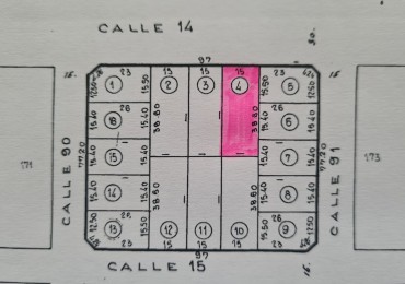LOTE BALDIO EN MAR DEL TUYU a 3 cuadras de AV.94